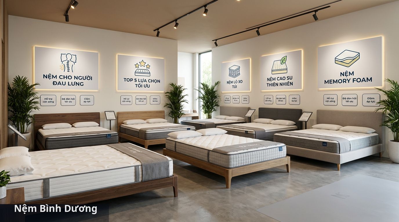 Top 5 loại nệm thoát vị đĩa đệm được nhiều người tin dùng - nệm cho người đau lưng 2 Top 5 loại nệm thoát vị đĩa đệm được nhiều người tin dùng - nệm cho người đau lưng