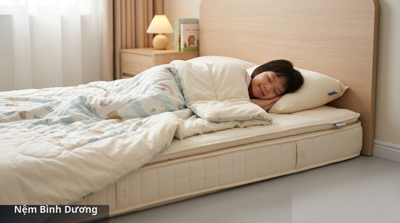 Nệm cho trẻ em cần được lựa chọn cẩn thận để đảm bảo sự phát triển - nệm cho trẻ em