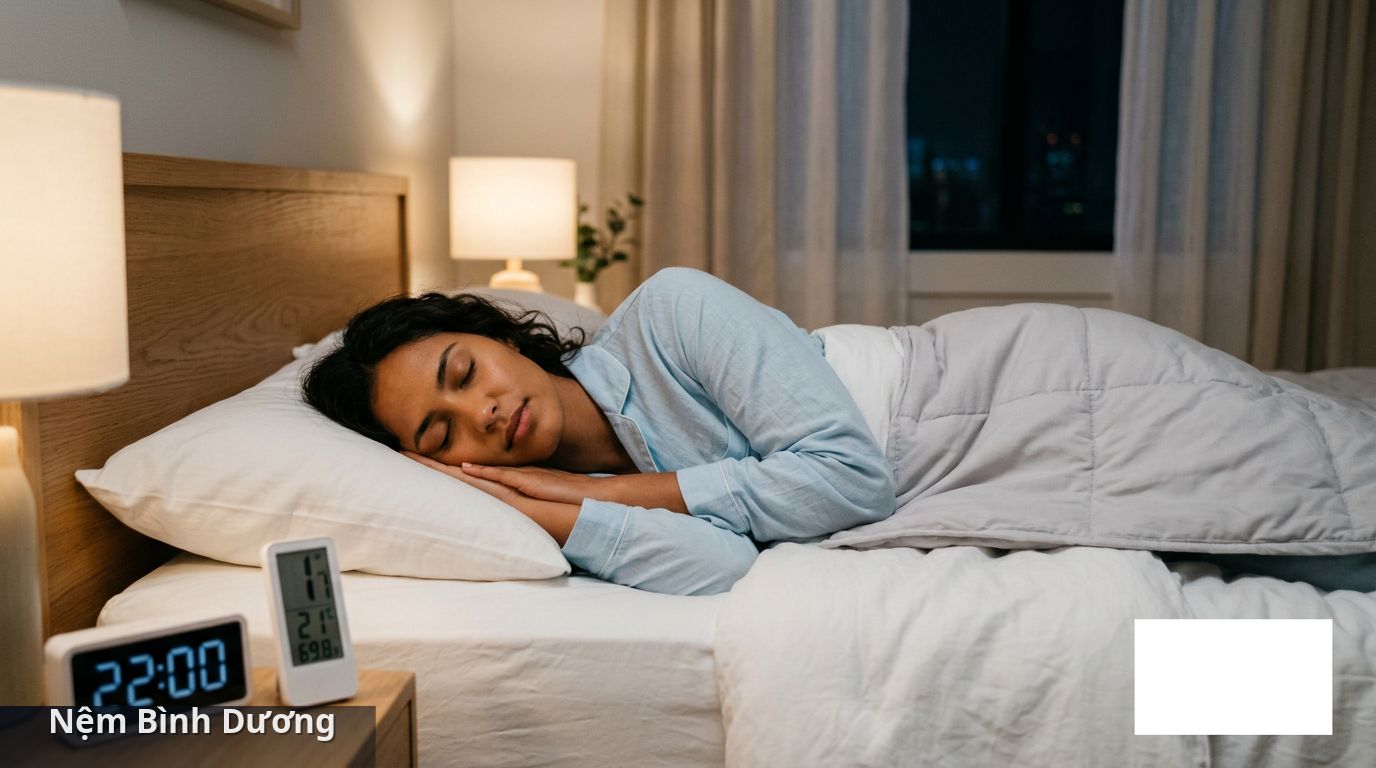 Nhiệt độ khi ngủ tối ưu giúp cơ thể dễ dàng đi vào trạng thái nghỉ ngơi sâu. - nhiệt độ khi ngủ 2 Nhiệt độ khi ngủ tối ưu giúp cơ thể dễ dàng đi vào trạng thái nghỉ ngơi sâu. - nhiệt độ khi ngủ