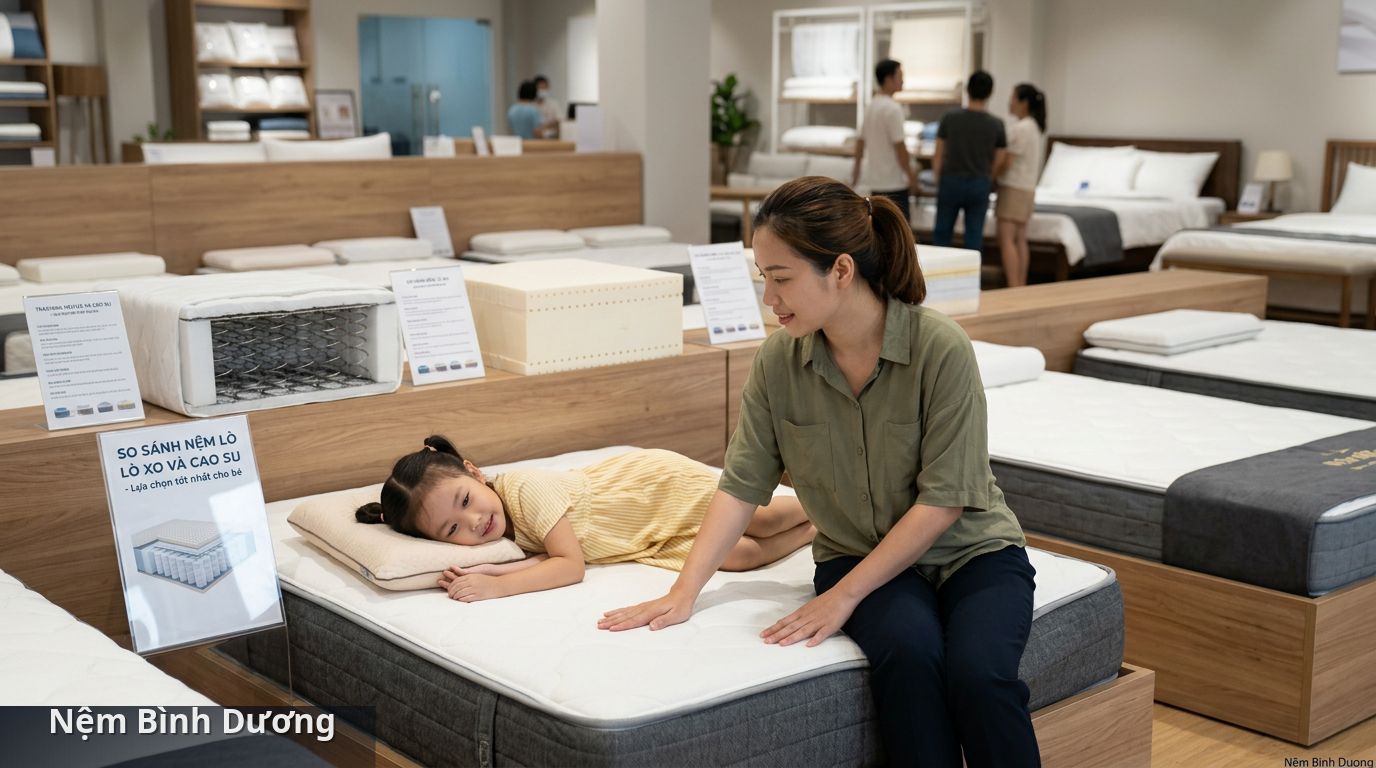 So sánh nệm lò xo và cao su để tìm ra lựa chọn tối ưu cho bé - so sánh nệm lò xo và cao su 2 So sánh nệm lò xo và cao su để tìm ra lựa chọn tối ưu cho bé - so sánh nệm lò xo và cao su