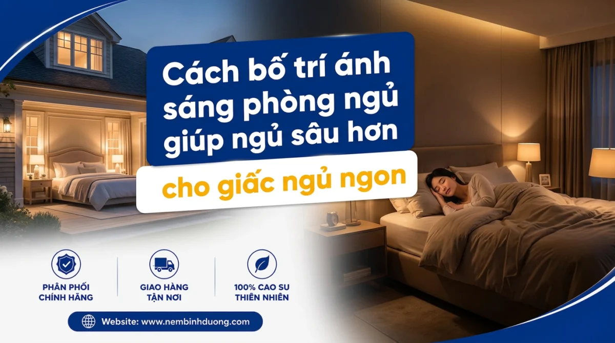 1 cach bo tri anh sang phong ngu giup ngu sau hon cho giac ngu ngon