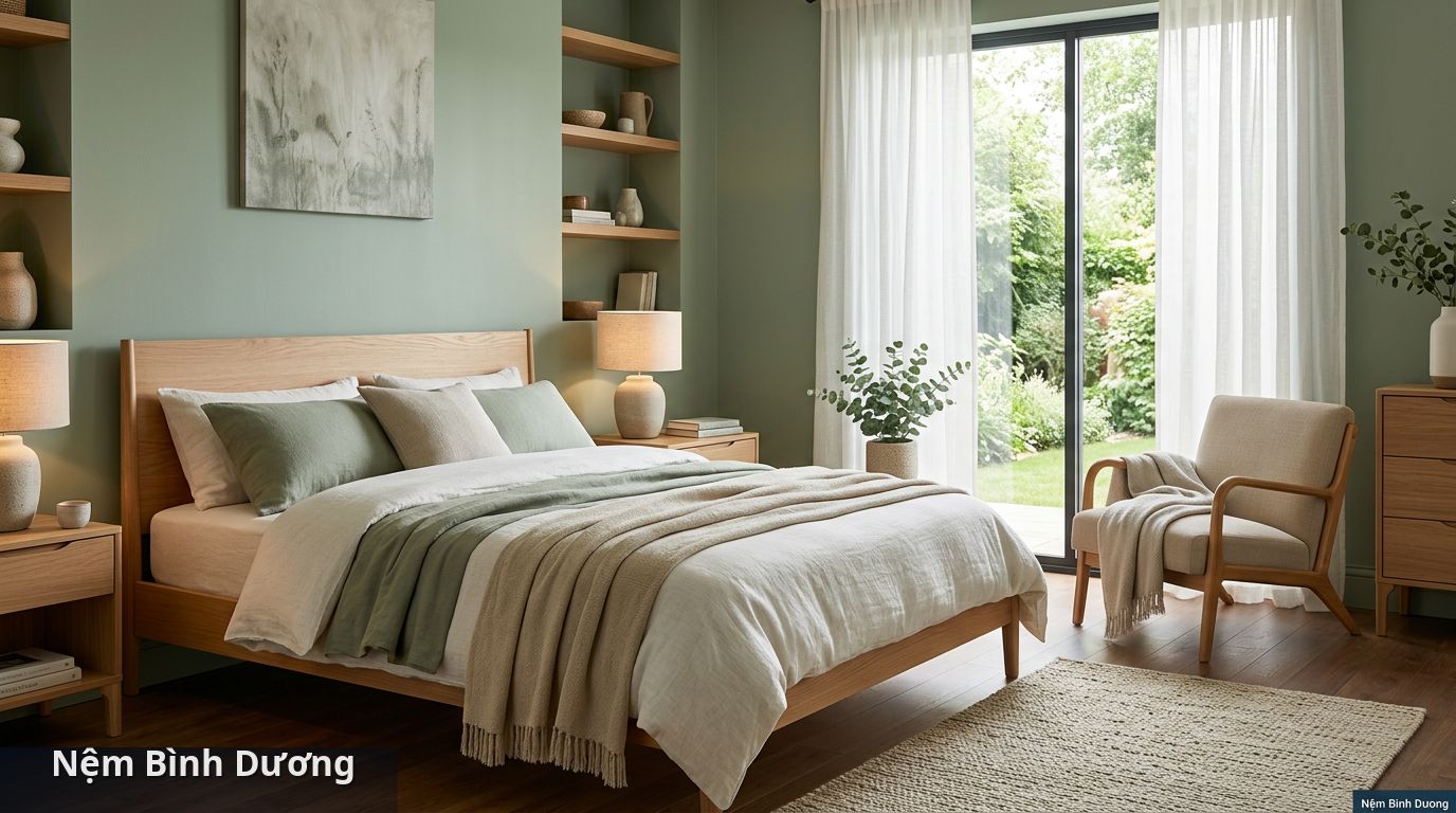 Màu sắc phòng ngủ 2026 - Xu hướng phối màu nội thất đầy cảm hứng