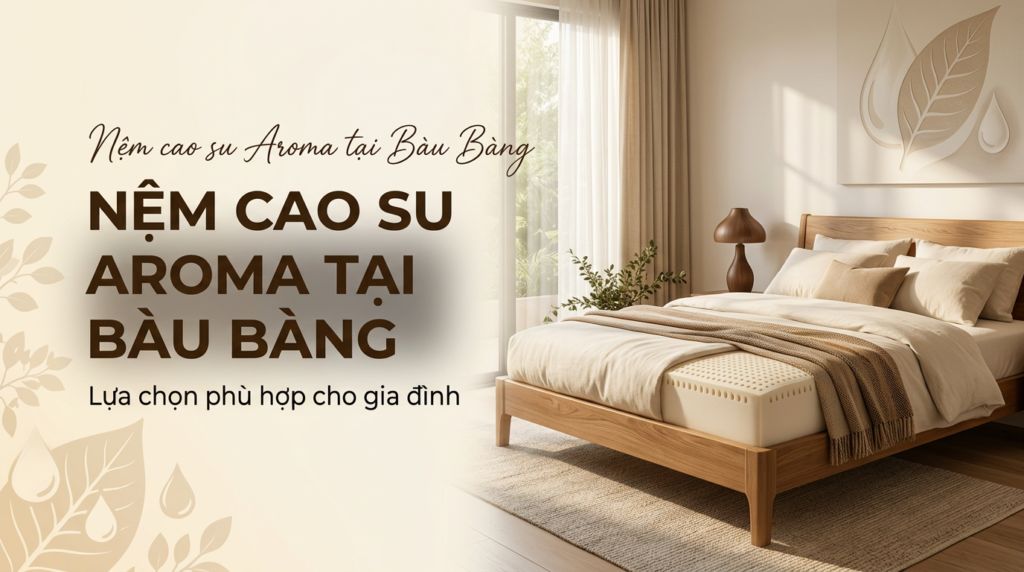 nem cao su aroma tai bau bang lua chon phu hop cho gia dinh