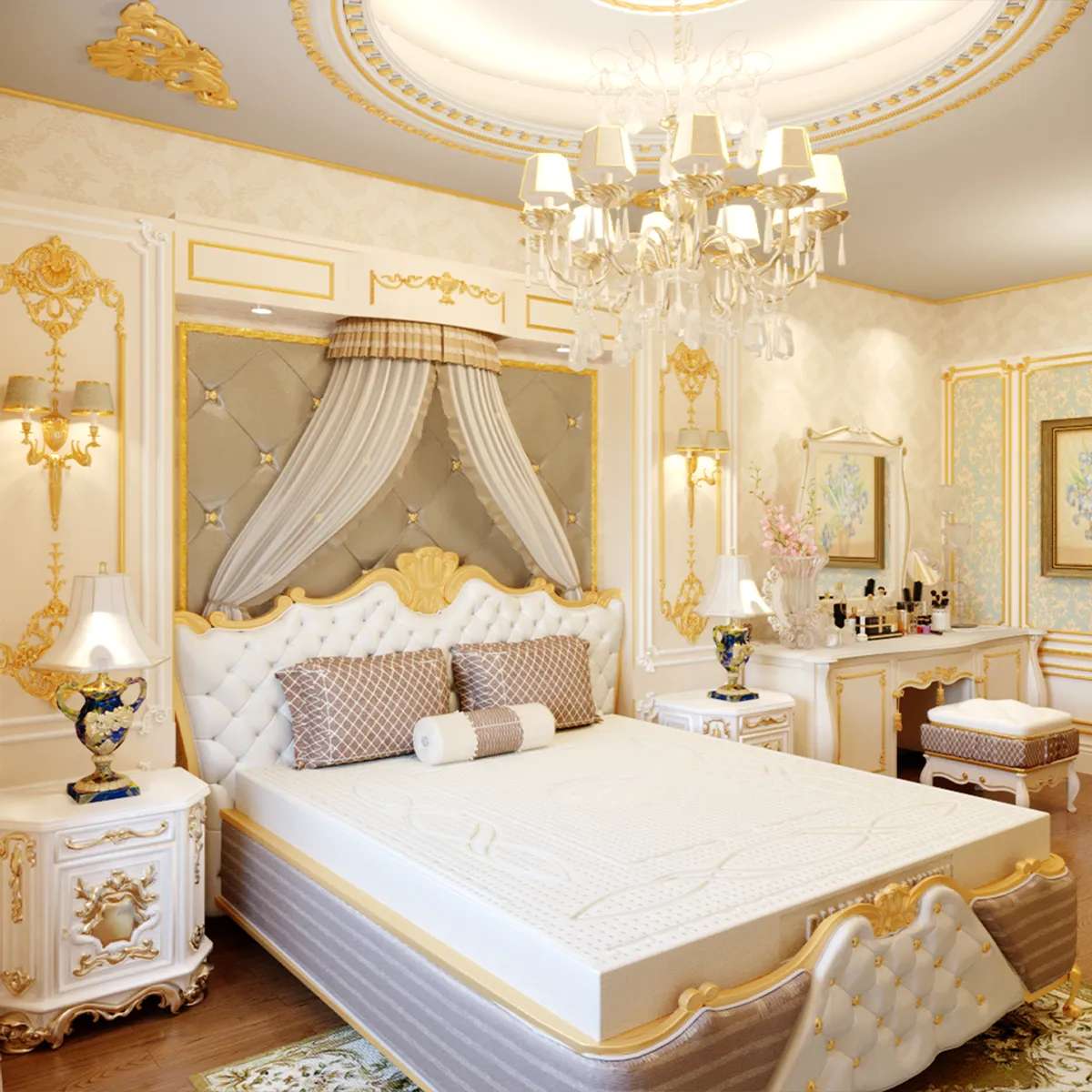 Nệm cao su Kim Cương tại Bến Cát - Diamond Luxury Nệm cao su Kim Cương tại Bến Cát - Diamond Luxury