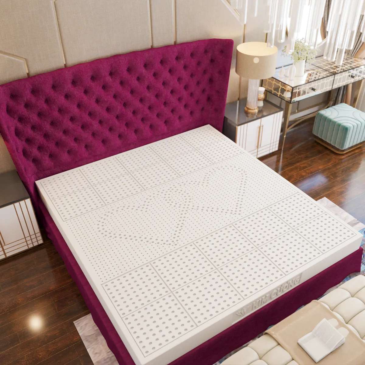 Nệm cao su Kim Cương tại Bến Cát - Purelux 3'Zone 2 Nệm cao su Kim Cương tại Bến Cát - Purelux 3'Zone