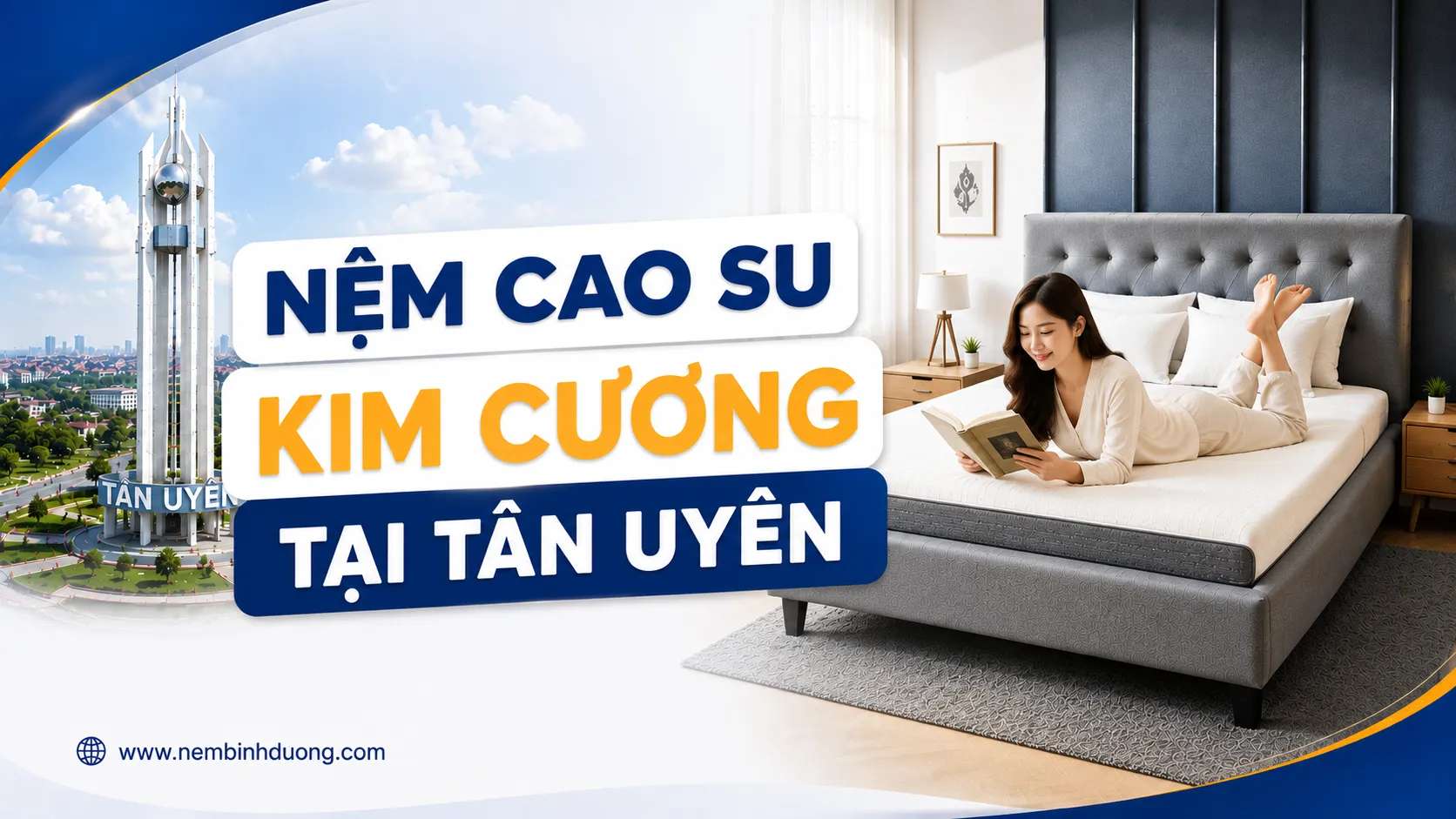 Nệm cao su Kim Cương tại Tân Uyên - Nệm Bình Dương phân phối chính hãng 2 Nệm cao su Kim Cương tại Tân Uyên - Nệm Bình Dương phân phối chính hãng