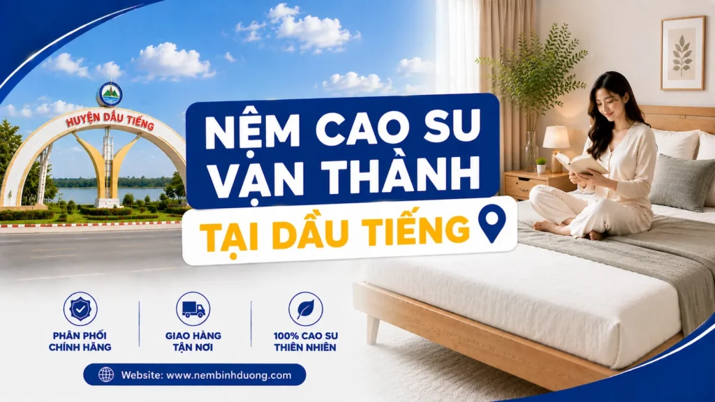 Nệm cao su Vạn Thành tại Dầu Tiếng