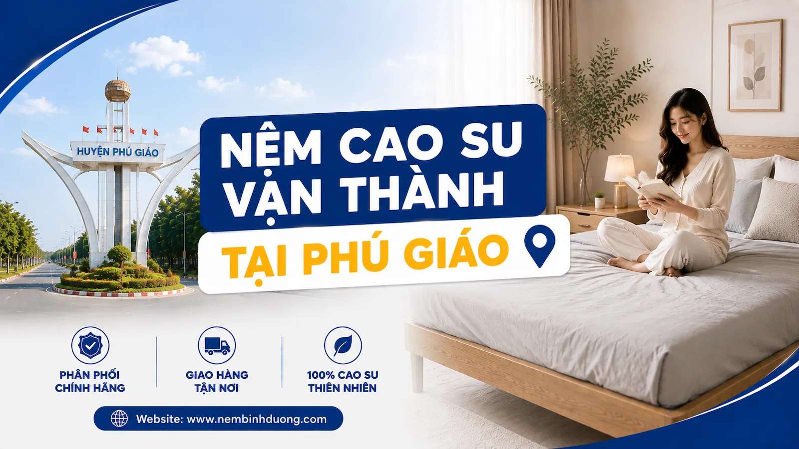 Nệm cao su Vạn Thành tại Phú Giáo Nệm cao su Vạn Thành tại Phú Giáo