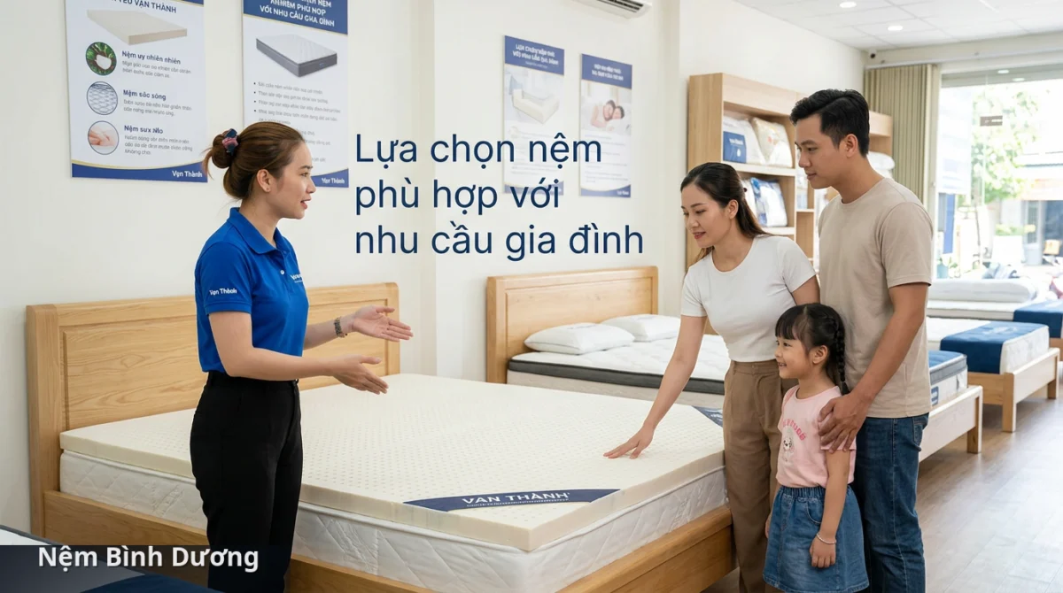Nệm cao su Vạn Thành tại Dĩ An Nệm cao su Vạn Thành tại Dĩ An