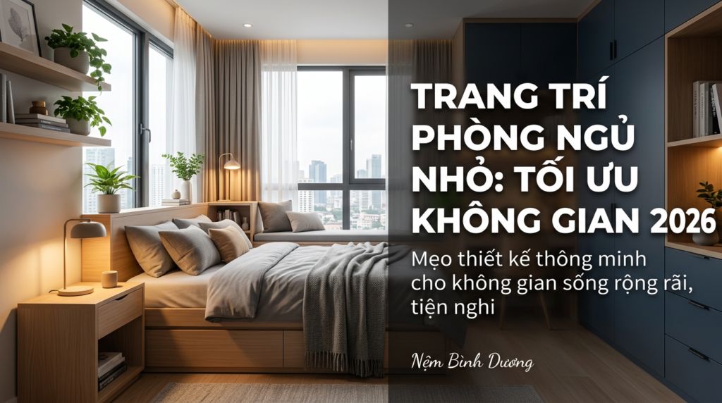 trang tri phong ngu nho meo toi uu khong gian 2026