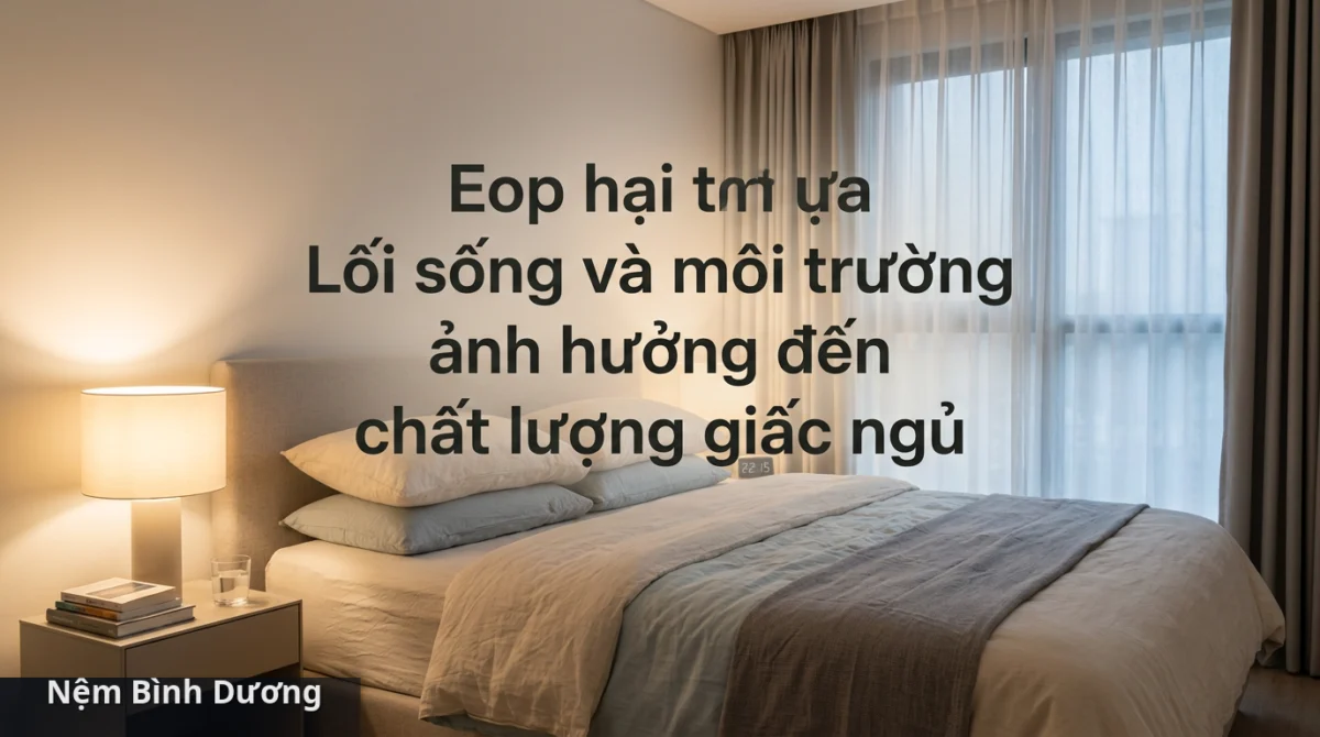 Môi trường ngủ lý tưởng giúp cải thiện đáng kể chất lượng giấc ngủ mỗi ngày. - Vì sao ngủ đủ 8 tiếng vẫn mệt
