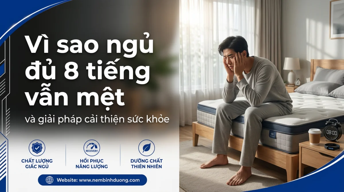vi sao ngu du 8 tieng van met va giai phap cai thien suc khoe