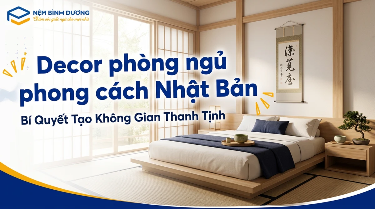 decor phong ngu phong cach nhat ban bi quyet tao khong gian thanh tinh