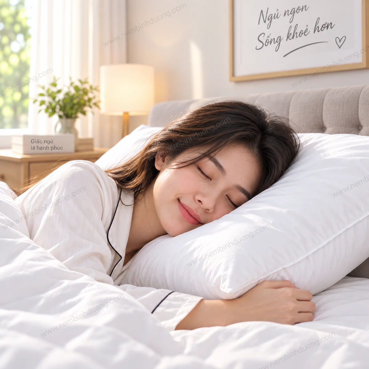 Gối nằm gòn Gối nằm gòn