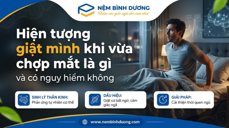 Hiện tượng giật mình khi vừa chợp mắt là gì và có nguy hiểm không?