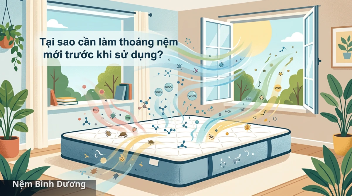 Cách làm thoáng nệm mới trước khi sử dụng - hình minh họa 2 - Cách làm thoáng nệm mới trước khi sử dụng 3 Cách làm thoáng nệm mới trước khi sử dụng - hình minh họa 2 - Cách làm thoáng nệm mới trước khi sử dụng