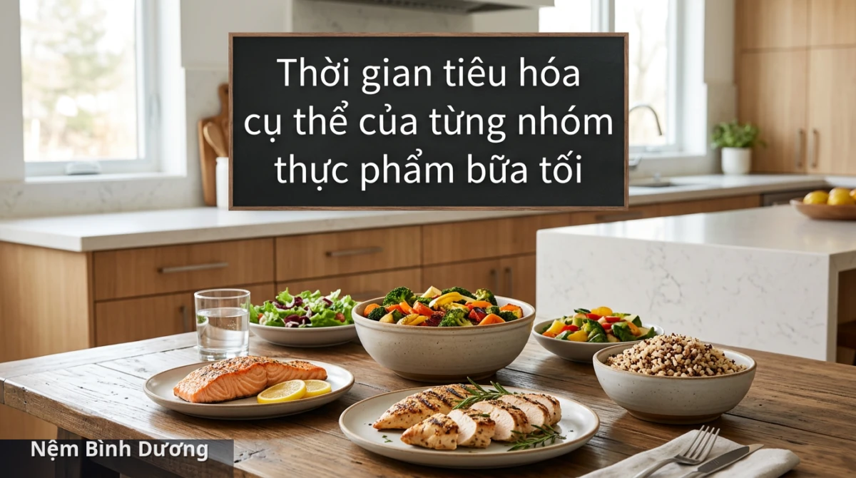 Lựa chọn thực phẩm phù hợp cho bữa tối giúp rút ngắn thời gian tiêu hóa trước khi ngủ - Nên ăn tối trước giờ đi ngủ bao lâu