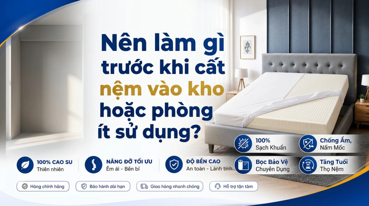 nen lam gi truoc khi cat nem vao kho hoac phong it su dung