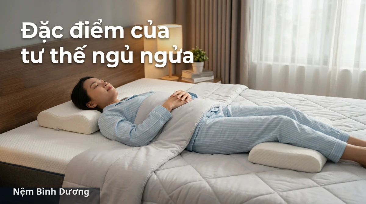 Nằm ngửa giúp phân bổ đều trọng lượng toàn thân lên bề mặt đệm - Ngủ nghiêng, ngủ ngửa và ngủ sấp: mỗi tư thế có đặc điểm gì 3 Nằm ngửa giúp phân bổ đều trọng lượng toàn thân lên bề mặt đệm - Ngủ nghiêng, ngủ ngửa và ngủ sấp: mỗi tư thế có đặc điểm gì