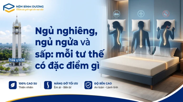 Ngủ nghiêng, ngủ ngửa và ngủ sấp: mỗi tư thế có đặc điểm gì?