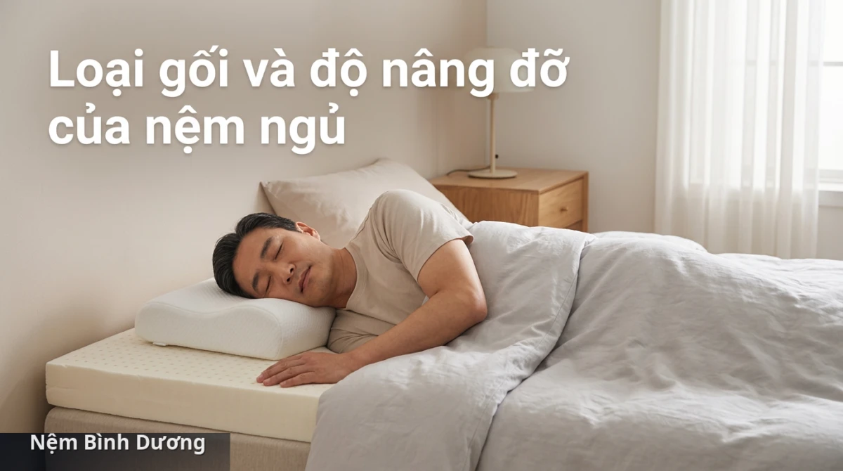 Gối và nệm có độ nâng đỡ phù hợp giúp duy trì đường thở mở rộng tự nhiên khi ngủ - Những yếu tố trong phòng ngủ có thể làm tình trạng ngáy rõ hơn 3 Gối và nệm có độ nâng đỡ phù hợp giúp duy trì đường thở mở rộng tự nhiên khi ngủ - Những yếu tố trong phòng ngủ có thể làm tình trạng ngáy rõ hơn