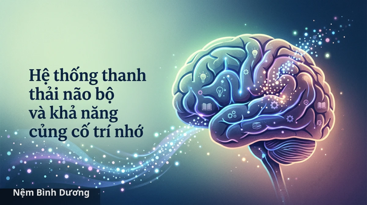 Giấc ngủ sâu đều đặn hỗ trợ hệ thống glymphatic đào thải chất cặn bã trong não bộ - Tại sao cơ thể cần một lịch trình ngủ đều đặn