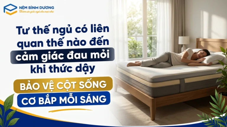 Tư thế ngủ có liên quan thế nào đến cảm giác đau mỏi khi thức dậy?