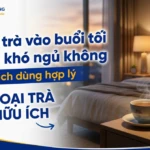 uong tra vao buoi toi co lam kho ngu khong va cach dung hop ly