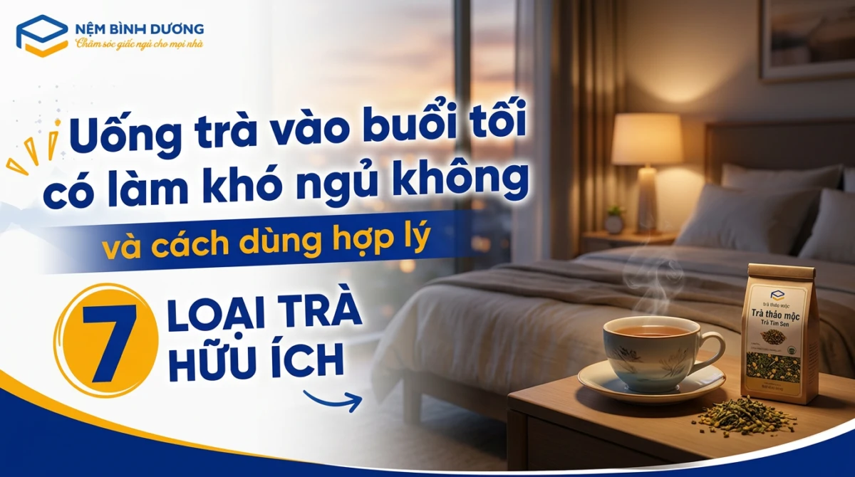 Uống trà vào buổi tối có làm khó ngủ không và cách dùng hợp lý 2 Uống trà vào buổi tối có làm khó ngủ không và cách dùng hợp lý
