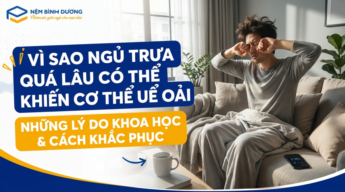 Vì sao ngủ trưa quá lâu có thể khiến cơ thể uể oải? 2 Vì sao ngủ trưa quá lâu có thể khiến cơ thể uể oải?
