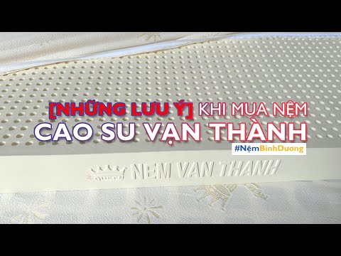 REVIEW NỆM CAO SU THIÊN NHIÊN VẠN THÀNH STANDARD